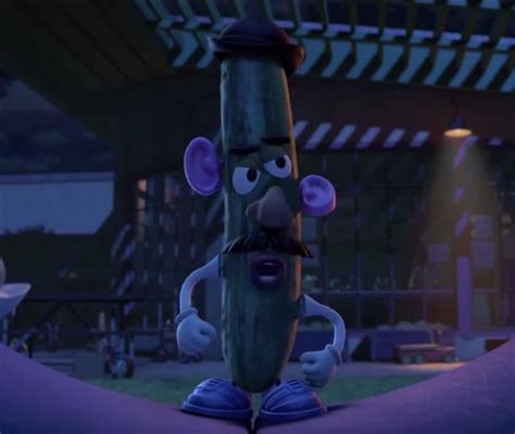 In Toy Story 3 2010 Mrpotato Turns Himself Into A Pickle For A