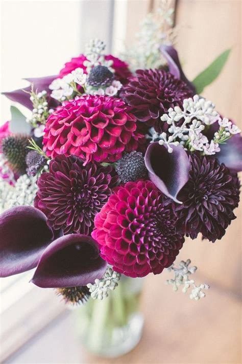 Maybe you would like to learn more about one of these? Wedding Wednesday :: Dahlia Bouquet Inspiration - Flirty ...