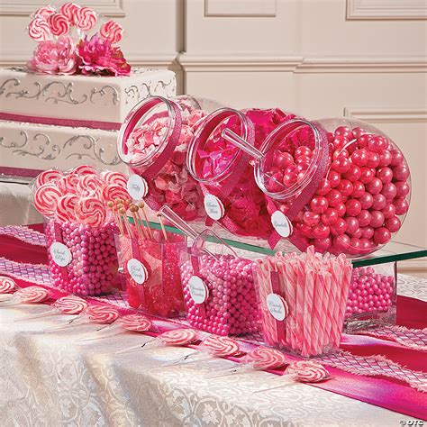 Pink Candy Buffet Idea Oriental Trading