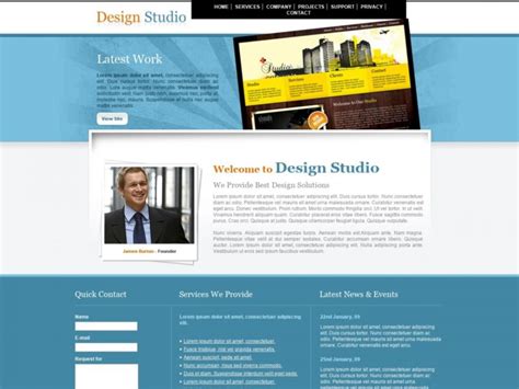 Plantilla Web Gratis Design Studio Plantillas HTML Gratuitas