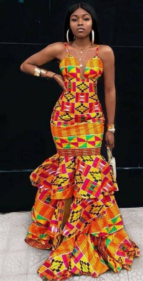 African Mermaid Prom Dressafrican Clothing For Womenafrican Etsy African Dresses For Women