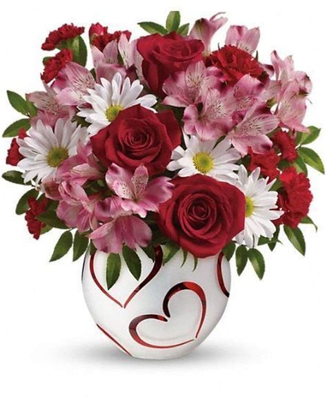 Best Valentines Floral Arrangements Vase Ideas 11 Valentines Flowers