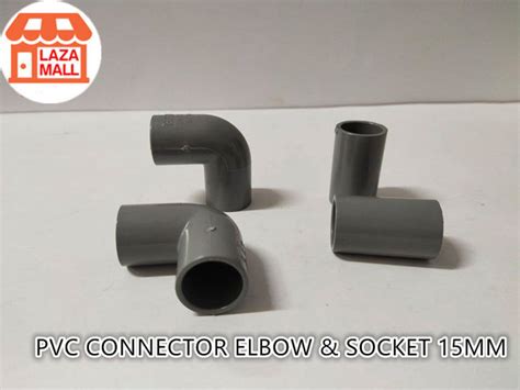 Pcs Bbb Pipe Pvc U Grey Fitting Water Connector Socket Elbow D Mm