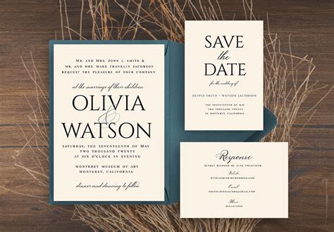 Download Print Make Your Own Wedding Invitations