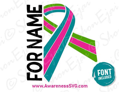 Metastatic Breast Cancer Ribbon Svg Metastatic Breast Cancer Etsy