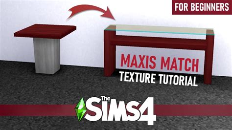 Maxis Match Texture Cc Tutorial For Beginners Simple And Easy Custom