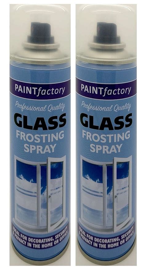 2 X Professional Quality Glass Frosting Spray 250ml For Decorating