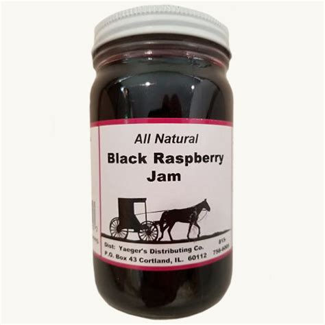 Amish Jam Black Raspberry Old Country Cheese