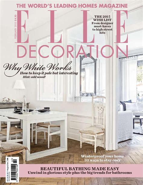 Magzuscom Elle Decoration Uk February 2015 For The House