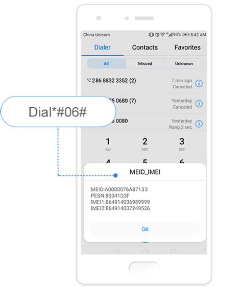 Tap about phone and look for imei (sim slot 2). How do I check device serial number|HUAWEI Support UAE