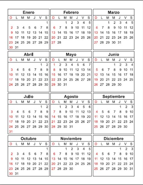 Formato De Calendario 2012 Imagui