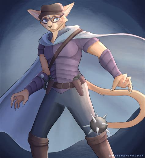 Tabaxi Rogue Arcane Trickster Multiclass Roguesorcerers And Rogue