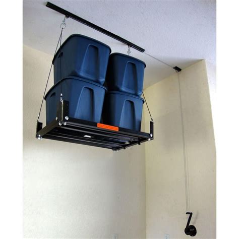 Explore • home decor • storage and organization • garage storage. Garage Gator Storage Platform Accessory for The Garage Gator Lift System-GGR2436PS at The Home ...
