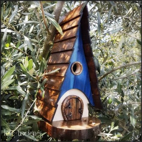 Grand Elf Bird Housebird House Handmade Garden Art Bird Etsy