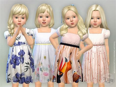 The Sims Resource Toddler Dresses Collection P08 By Lillka • Sims 4