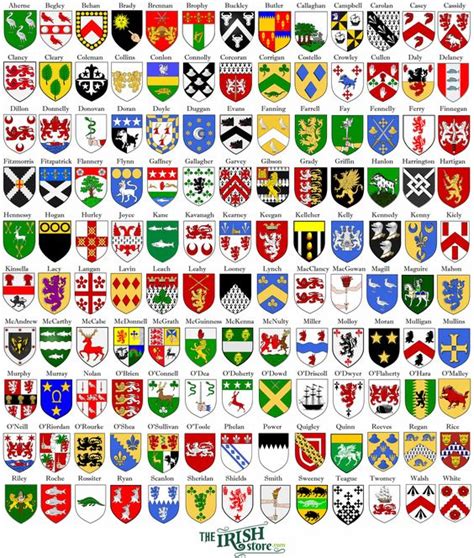 You can customize the color of the text and add a family photo instead of the monogram. Find Your Irish Coat of Arms | Old and other | Irish coat ...