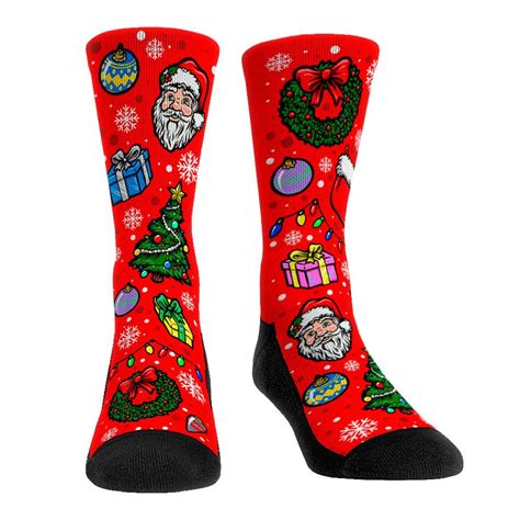 Merry Christmas Socks Xmas T Idea Santa Claus Socks Etsy