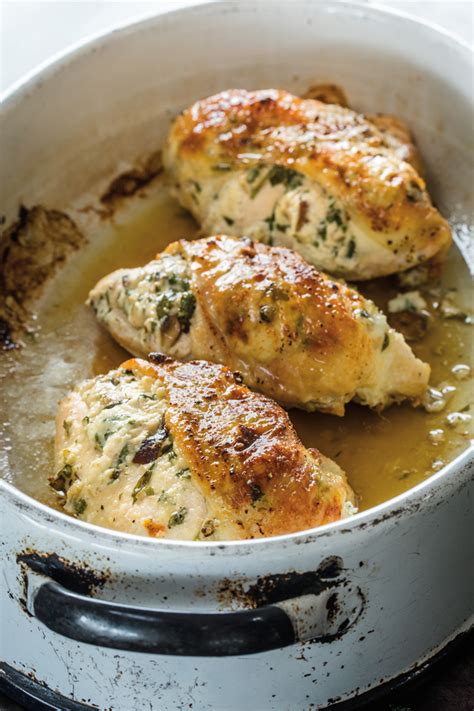 This stuffed chicken breast dish is exactly that, a quick, delicious kind of dinner and still healthy. Chicken Breasts Stuffed with Mushrooms and Ricotta Recipe ...
