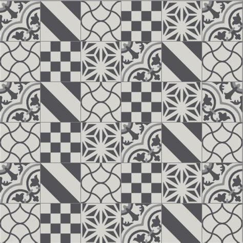 White tile with pattern for background. Cement Tile Trend: Patchwork Cement Tiles - Granada Tile ...