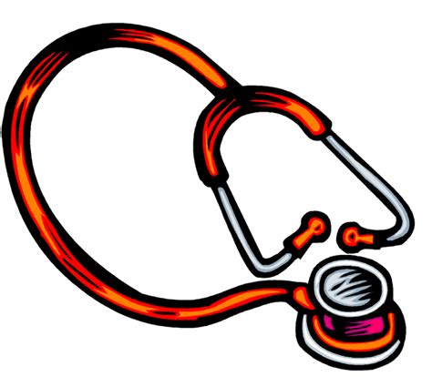 Stethoscope Free Black And White Health Outline Clipart Clip Art