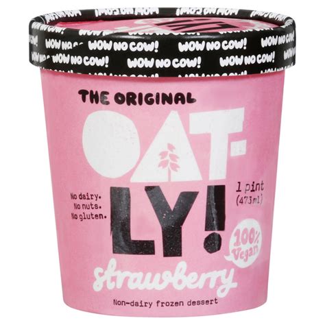 Save On Oatly The Original Non Dairy Frozen Dessert Strawberry Vegan