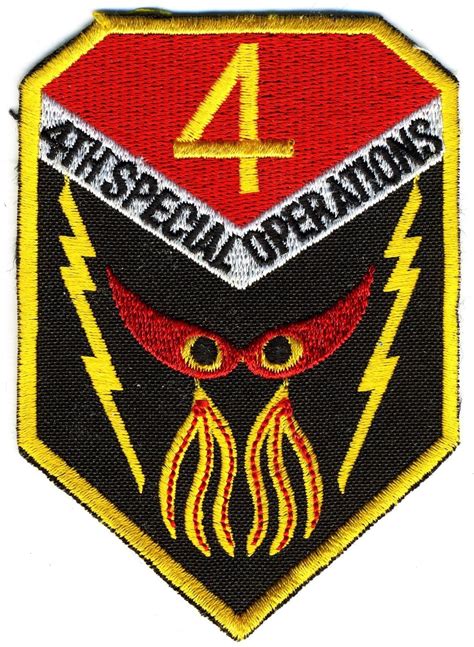 Us Air Force Patch 4th Special Operations Squadron Heritage Military