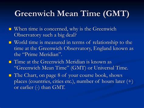 Greenwich Mean Time Chart Images And Photos Finder