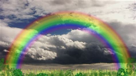 Enchanted Rainbow Scene Stock Footage Video 7316581 Shutterstock