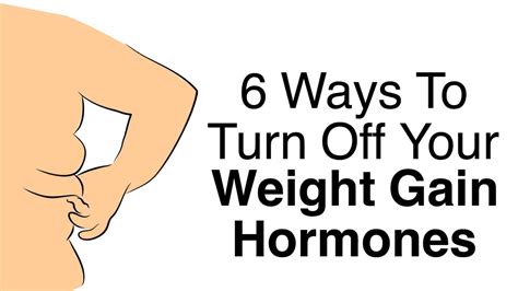 6 Ways To Turn Off Your Weight Gain Hormones
