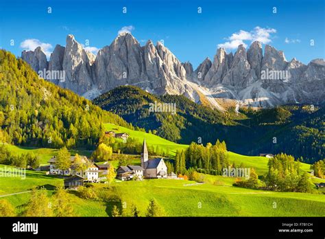 Puez Odle Nature Park Dolomites Mountains European Alps South Tyrol