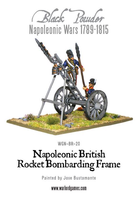 New Napoleonic British Rocket Bombarding Frame Warlord Games