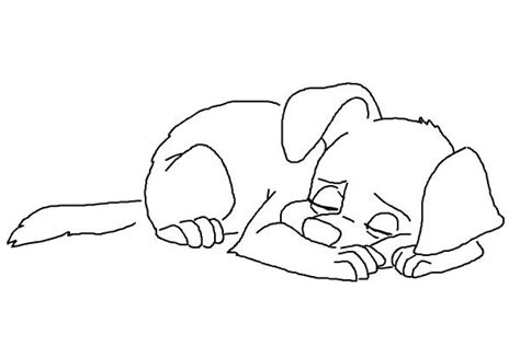 How To Draw A Sleeping Dog Step 8 کودکان