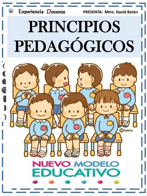 Top 52 Imagen Principios Pedagógicos Del Modelo Educativo