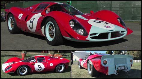 1967 Ferrari 412p Driving On The Road One Of A Kind Monterey