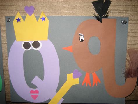 Qq Letter Of The Week Art Project Queen And Quail Letter Q