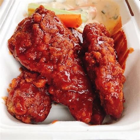 (california) soul vegan (illinois) perennial soaps (wisconsin) the vegan jetsetter. Four buffalo-flavored seitan "wings" -- served with a pool ...