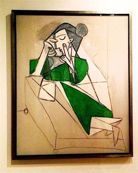 Pablo Picasso 1952 Look Familiar Peace Sign In Face