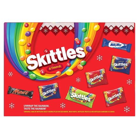 Skittles And Friends Sweets Christmas Selection Box 150g International