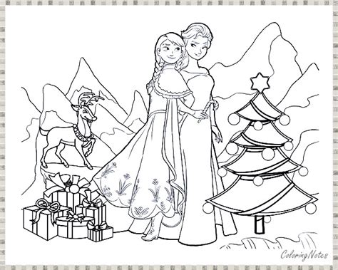 Search images from huge database containing over 620 we have collected 38+ disney frozen christmas coloring page images of various designs for you to color. 14 Cute Frozen Christmas Coloring Pages for Children Free ...