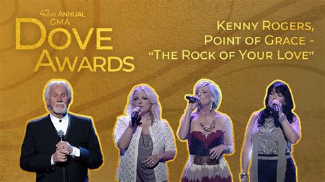Vintage 1980s western kenny rogers by. Kenny Rogers, Point of Grace: "The Rock Of Your Love ...