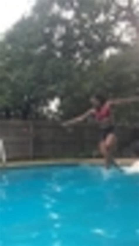 Girl Loses Bikini Bottom In Waterfall Pool Jukin Media Inc