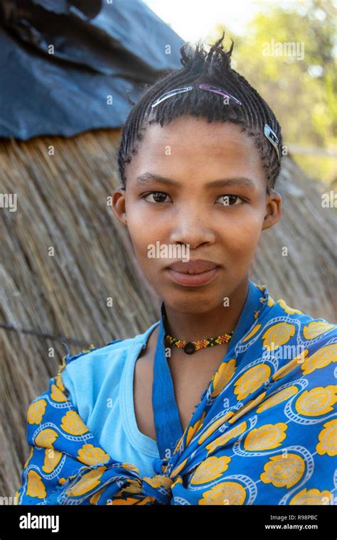 San Village People Of Namibia Africa Stock Photo Alamy