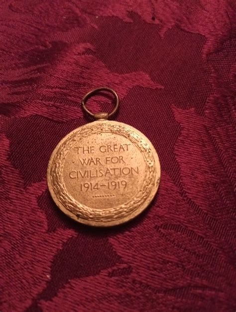 Ww1 The Great War For Civilisation 1914 1919 Medal Ebay
