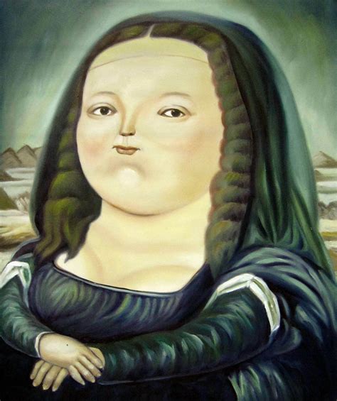 Rep Fernando Botero 20x24 In Stretched Oil Painting Canvas Art Wall