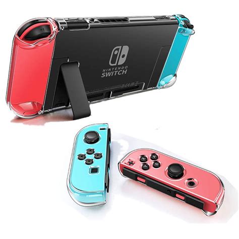 Dockable Clear Case For Nintendo Switch Clear Protective Case Cover