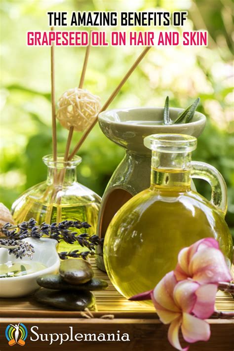 Take a few drops of the oil between your palms and rub together. 7 Amazing Grapeseed Oil Benefits for Hair and Skin | Oil ...