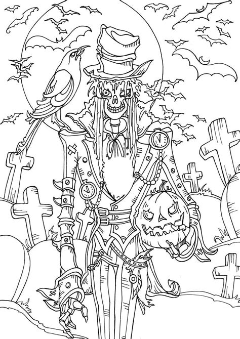 Scary Adult Coloring Pages