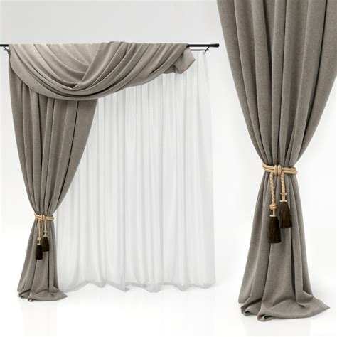Curtain 3d model - CGStudio