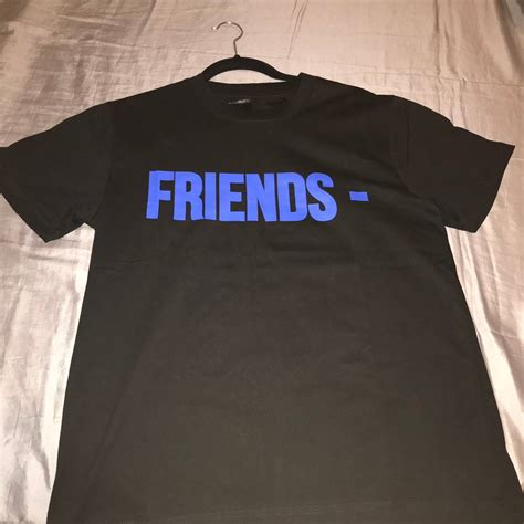Vlone Vlone Friends Black And Blue Shirt Grailed
