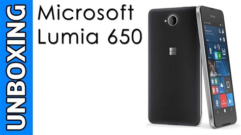 Microsoft Lumia 650 Unboxing Youtube
